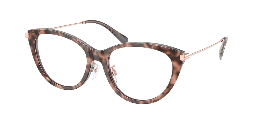 Lunettes de vue michael kors mk4153d yangtze 4017 havana cat eye femenino taille 54mm - Vue principale
