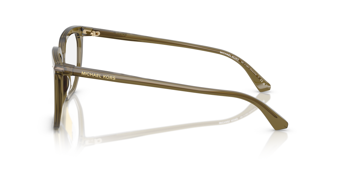 Lunettes de vue michael kors mk4158u sequoia 4012 verde irregular masculino taille 55mm - Vue détaillée