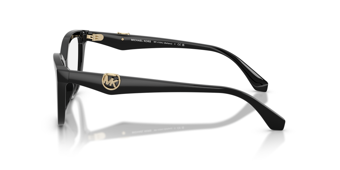 Lunettes de vue michael kors mk4164u bellano 3005 negro cat eye femenino taille 52mm - Vue détaillée