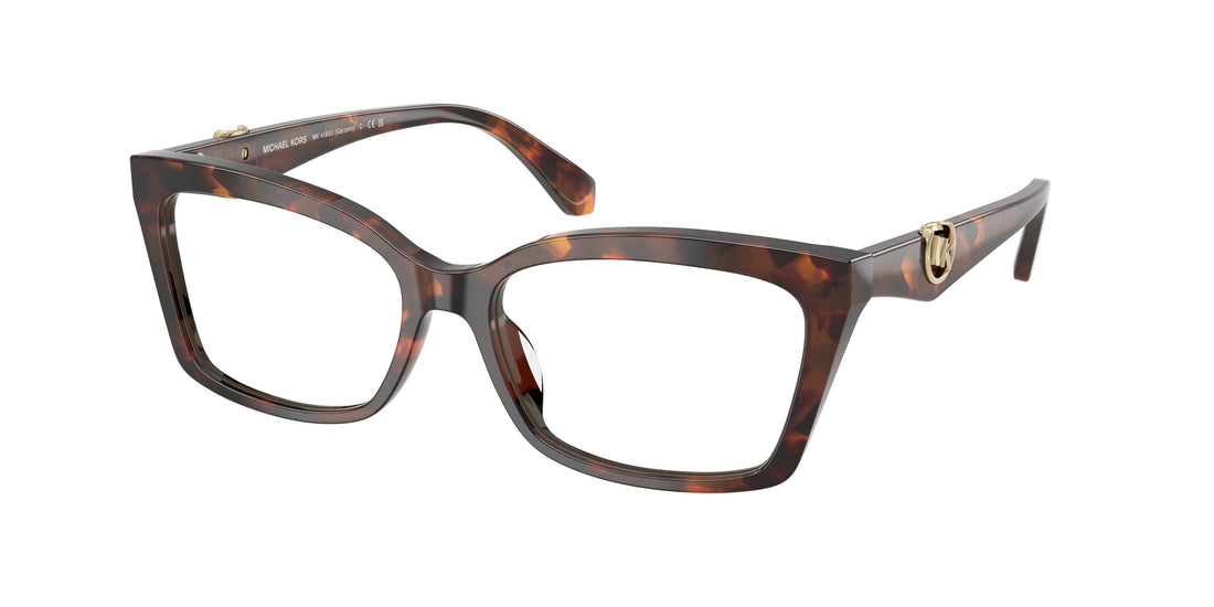 Lunettes de vue michael kors mk4165u garzeno 4031 havana rectangular femenino taille 55mm - Vue principale