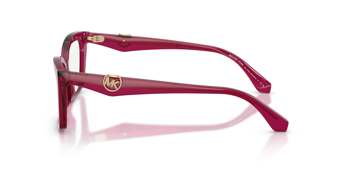 Lunettes de vue michael kors mk4165u garzeno 4032 violeta rectangular femenino taille 53mm - Vue détaillée