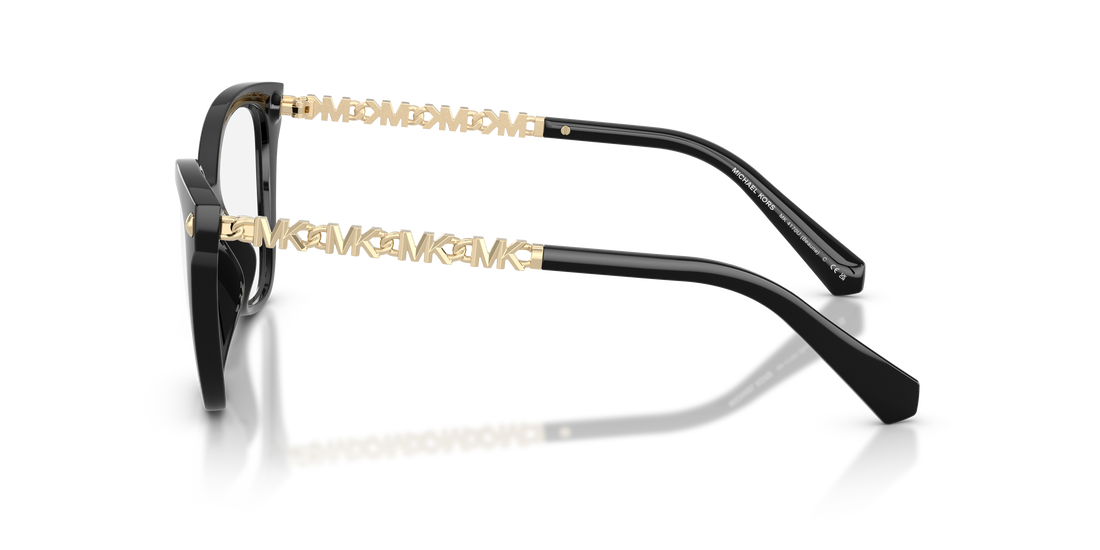 Prescription glasses michael kors mk4170u beaune 3005 negro butterfly femenino size 52mm - Detailed view