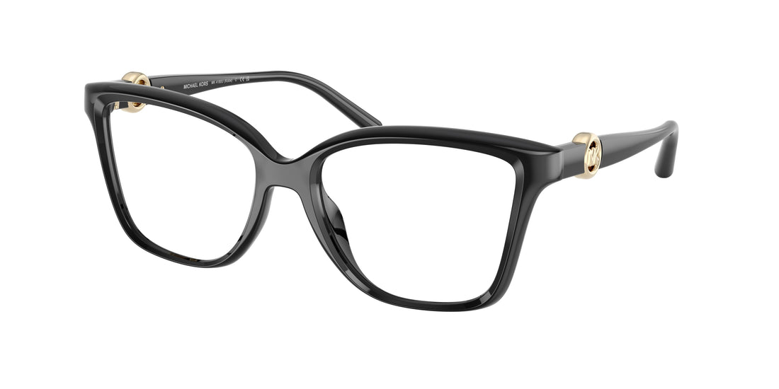 Prescription glasses michael kors mk4180u kobe 3005 negro square femenino size 49mm - Main view