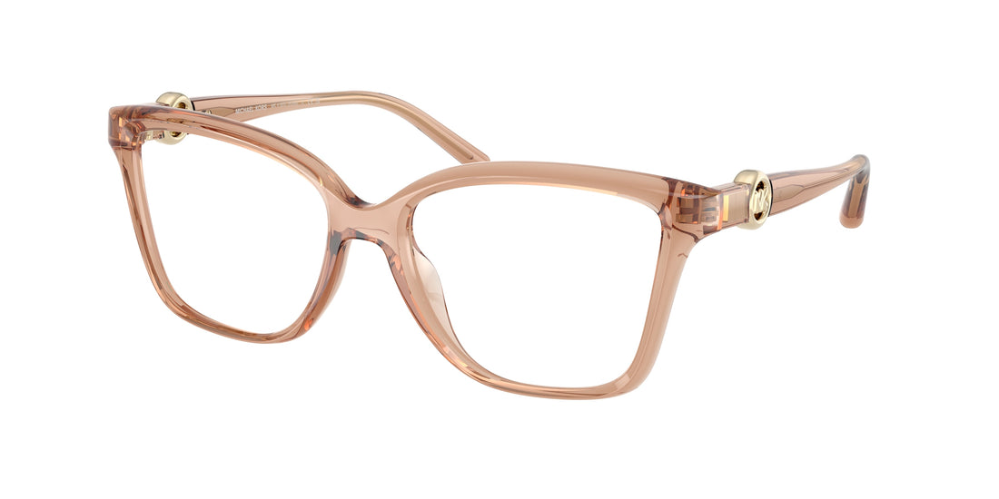 Prescription glasses michael kors mk4180u kobe 4051 marron square femenino size 54mm - Main view