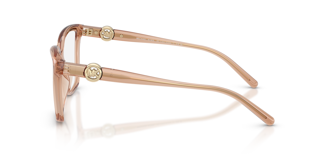 Prescription glasses michael kors mk4180u kobe 4051 marron square femenino size 54mm - Detailed view
