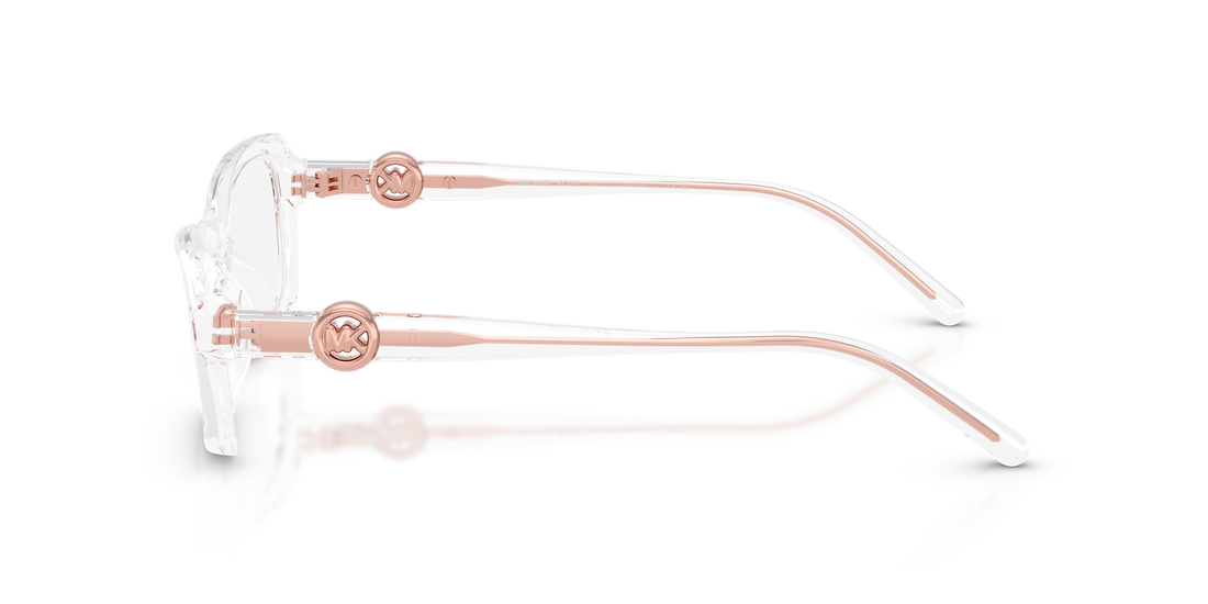 Prescription glasses michael kors mk4182u hakone 3015 transparente round femenino size 54mm - Detailed view