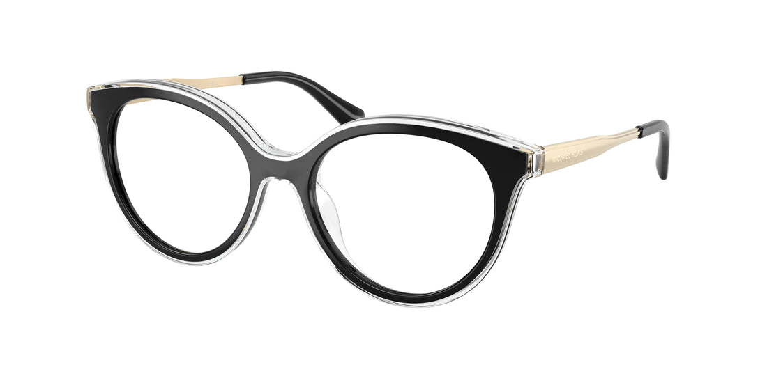 Prescription glasses michael kors mk4184u sitges 3005 negro round femenino size 51mm - Main view