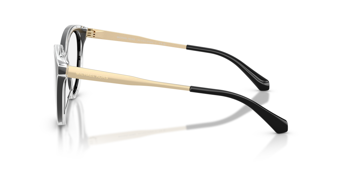 Prescription glasses michael kors mk4184u sitges 3005 negro round femenino size 51mm - Detailed view