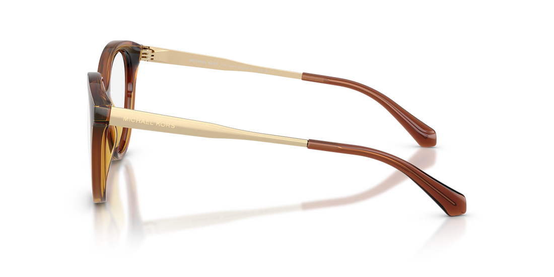 Prescription glasses michael kors mk4184u sitges 3113 marron round femenino size 51mm - Detailed view