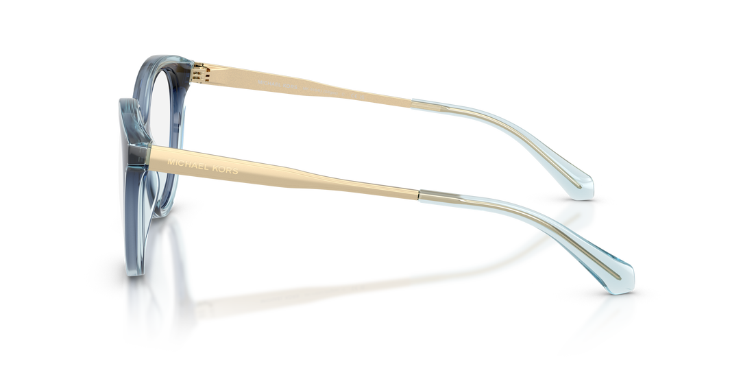 Prescription glasses michael kors mk4184u sitges 4031 azul round femenino size 51mm - Detailed view