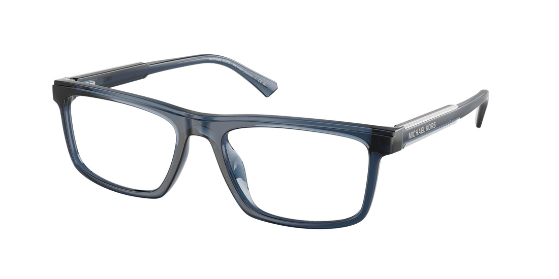Prescription glasses michael kors mk4189u kahulu 3002 azul rectangular masculino size 55mm - Main view