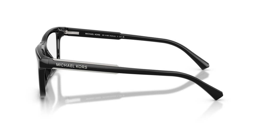 Prescription glasses michael kors mk4189u kahulu 3005 negro rectangular masculino size 55mm - Detailed view