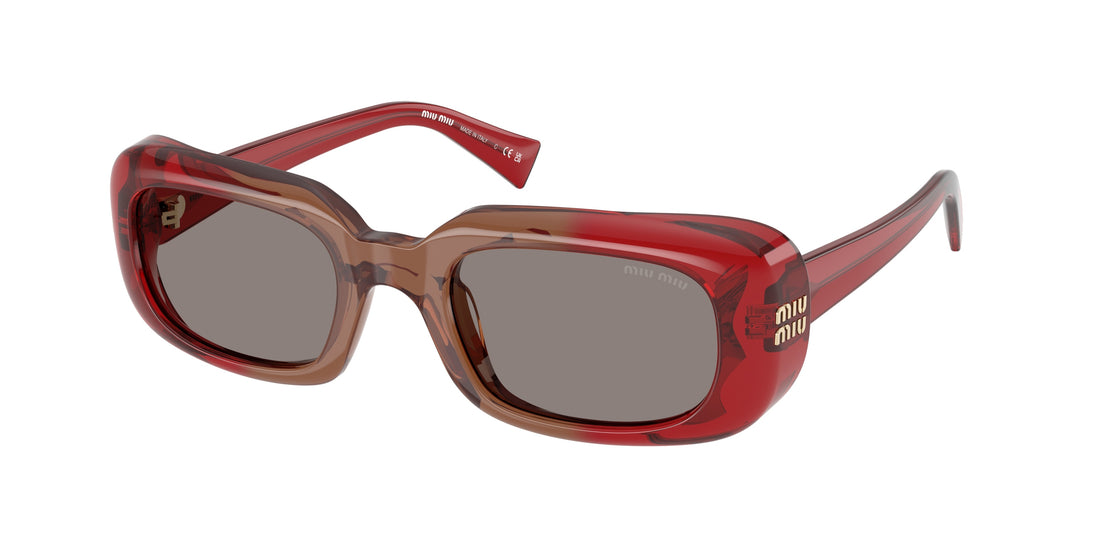 Óculos de sol miu miu mu b13s 23m80q rojo rectangular femenino tamanho 52mm - Vista principal