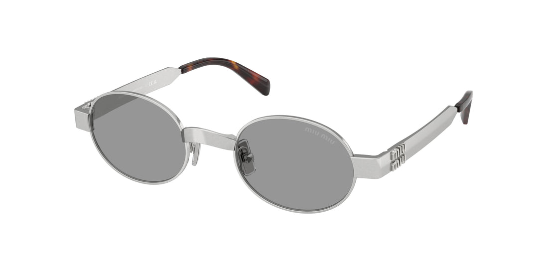 Lunettes de soleil miu miu mu b51s 21m50q plateado oval femenino taille 47mm - Vue principale
