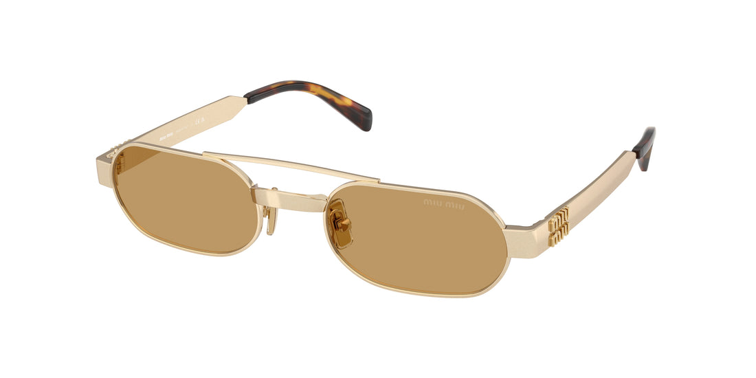 Gafas de sol miu miu mu b52s 22m10y dorado oval femenino talla 52mm - Vista principal