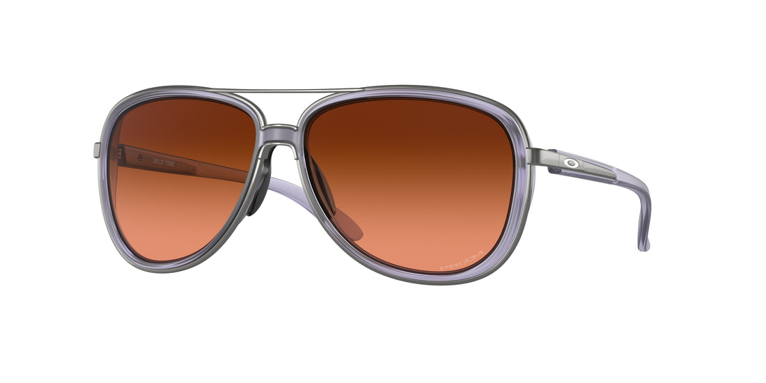 Óculos de sol oakley oo4129 split time 412926 morado round femenino tamanho 58mm - Vista principal