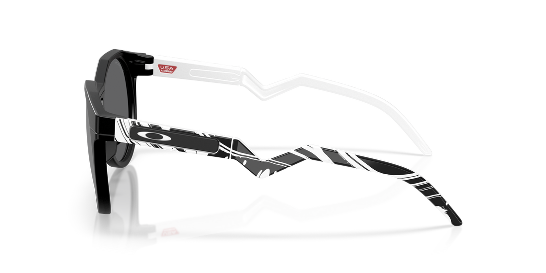 Sonnenbrillen oakley oo9242 hstn 924212 negro round masculino größe 52mm - Detailansicht