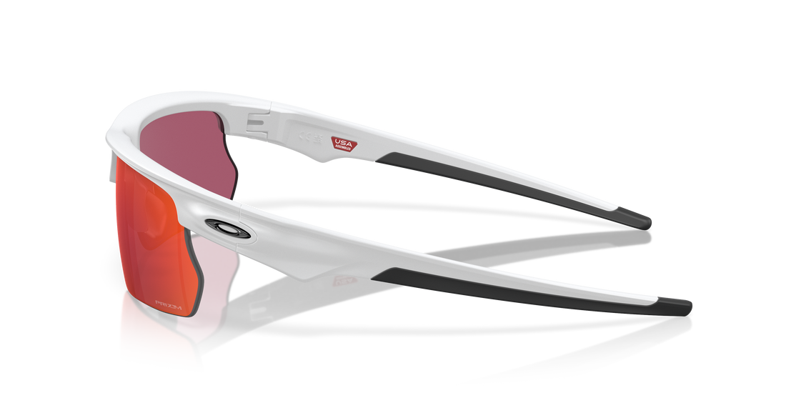 Óculos de sol oakley oo9400 bisphaera 940010 blanco rectangular unisex tamanho 68mm - Vista de detalhe