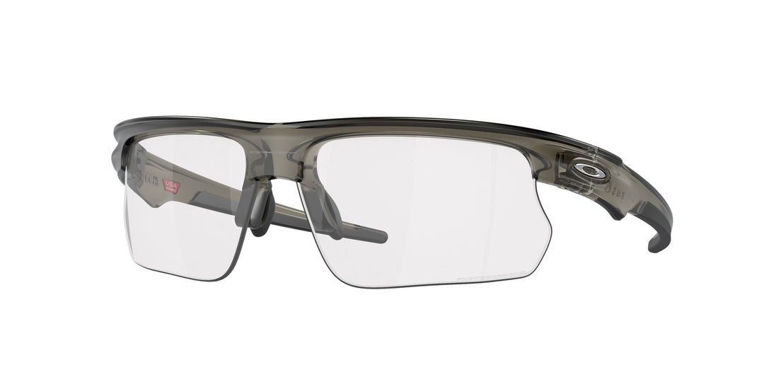 Óculos de sol oakley oo9400 bisphaera 940011 gris rectangular unisex tamanho 68mm - Vista principal