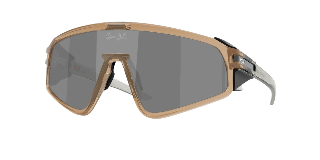 Óculos de sol oakley oo9404 latch panel 940407 marrón mask unisex tamanho 35mm - Vista principal