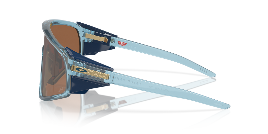 Gafas de sol oakley oo9404 latch panel 940408 gris mask unisex talla 35mm - Vista de detalle