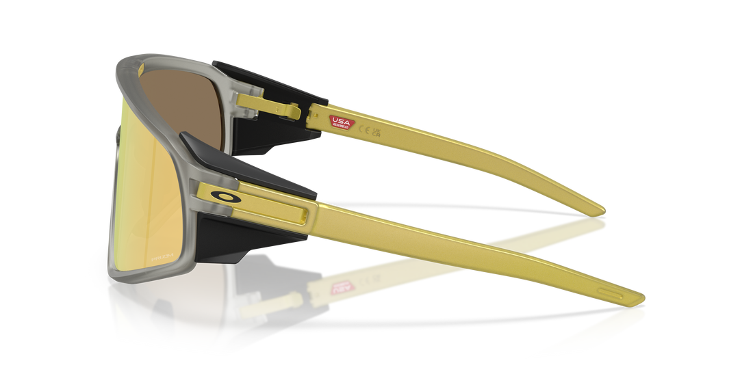 Gafas de sol oakley oo9404 latch panel 940424 gris shield unisex talla 35mm - Vista de detalle