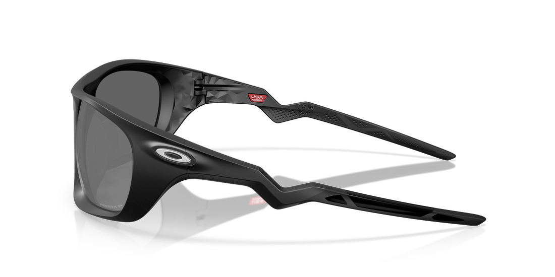 Óculos de sol oakley oo9431 lateralis 943101 negro rectangular masculino tamanho 60mm - Vista de detalhe