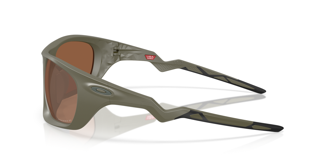 Gafas de sol oakley oo9431 lateralis 943111 verde rectangular masculino talla 60mm - Vista de detalle