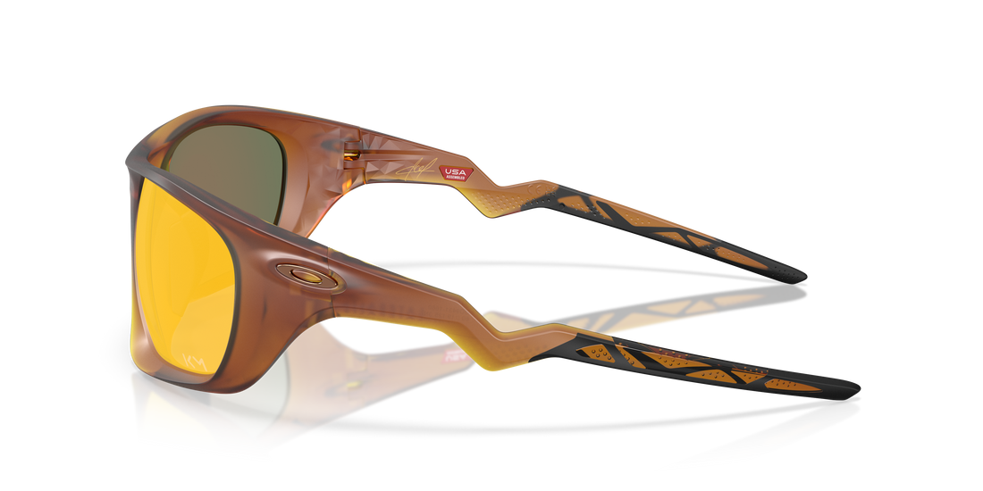 Occhiali da sole oakley oo9431 lateralis 943116 marron rectangular masculino taglia 60mm - Vista dettagliata