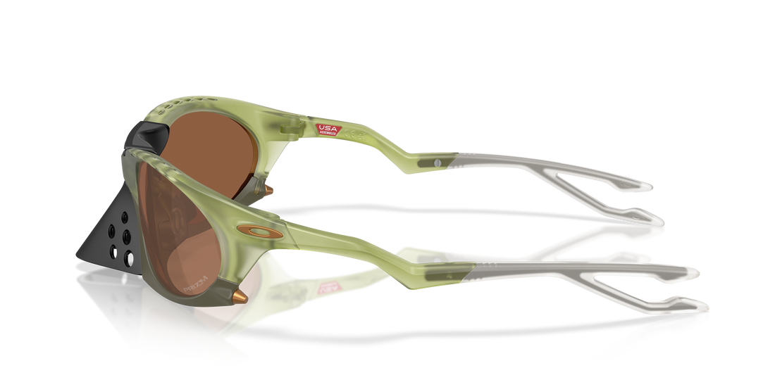 Occhiali da sole oakley oo9437 plantaris 943703 verde oval masculino taglia 63mm - Vista dettagliata