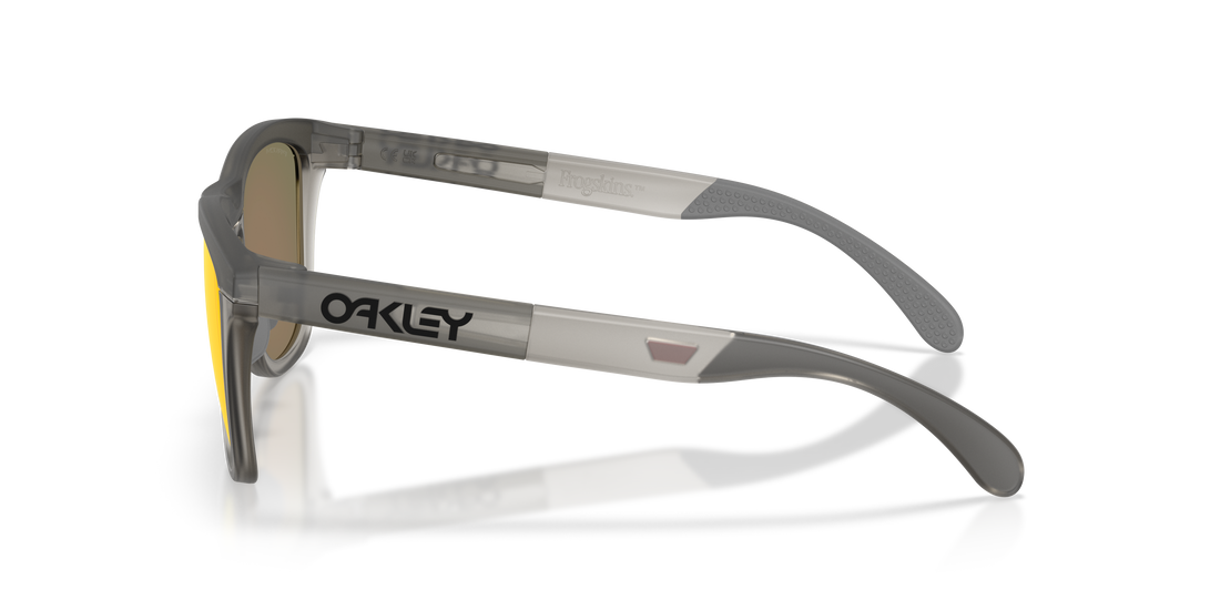 Óculos de sol oakley oo9503 frogskins range xl 950301 gris round unisex tamanho 58mm - Vista de detalhe