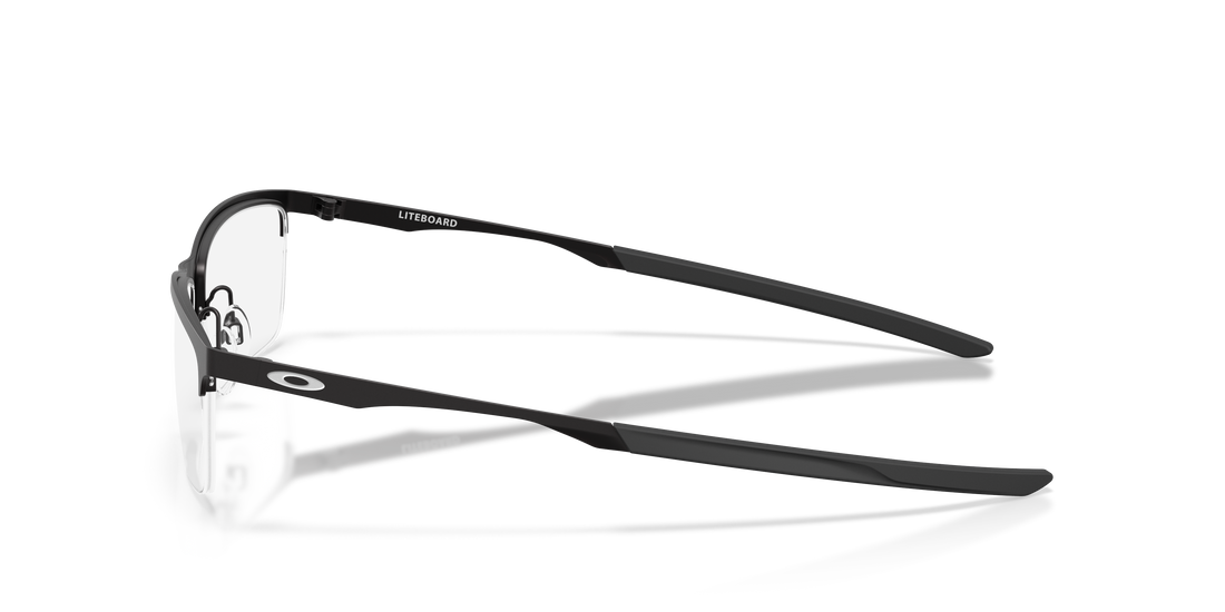 Óculos graduados oakley ox3141 liteboard 314101 negro rectangular unisex tamanho 55mm - Vista de detalhe