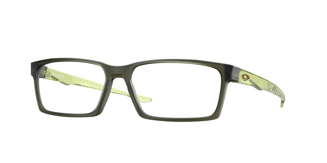 Gafas graduadas oakley ox8060 overhead 806008 verde rectangular masculina talla 59mm - Vista principal
