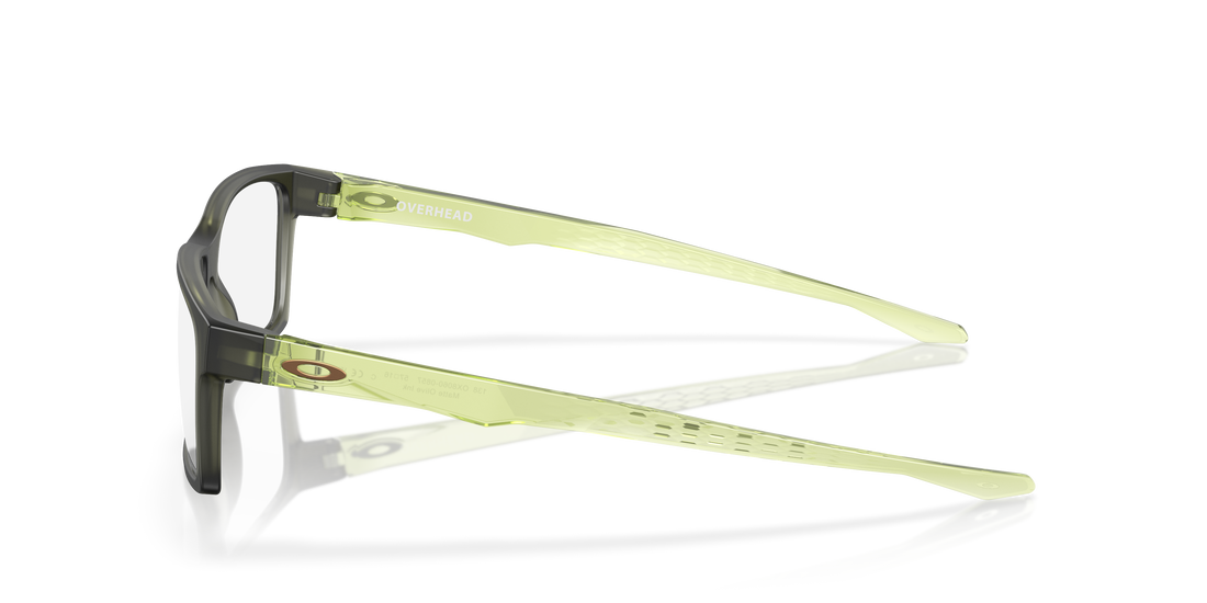 Gafas graduadas oakley ox8060 overhead 806008 verde rectangular masculina talla 59mm - Vista de detalle