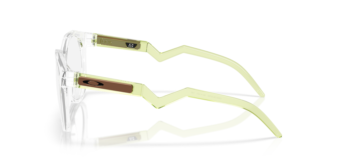Lunettes de vue oakley ox8139 hstn rx 813907 transparente round masculina taille 50mm - Vue détaillée