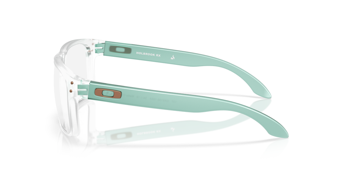 Óculos graduados oakley ox8156 holbrook rx 815616 transparente square masculino tamanho 54mm - Vista de detalhe