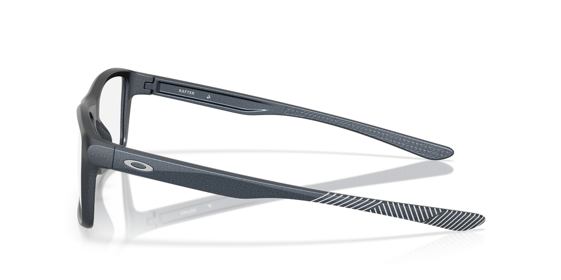 Óculos graduados oakley ox8178 rafter 817807 negro rectangular masculino tamanho 55mm - Vista de detalhe