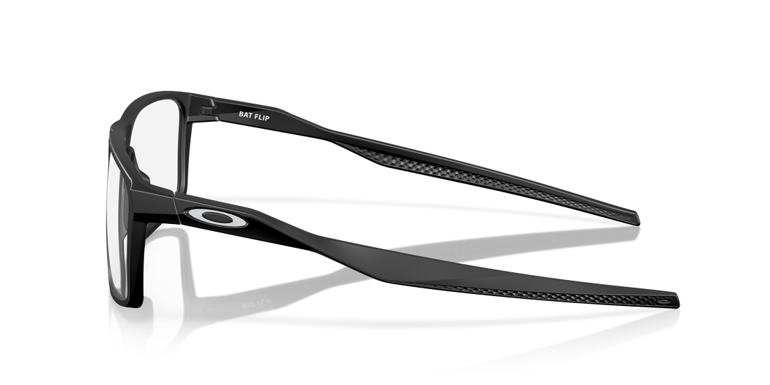 Óculos graduados oakley ox8183 bat flip 818301 negro rectangular masculino tamanho 56mm - Vista de detalhe