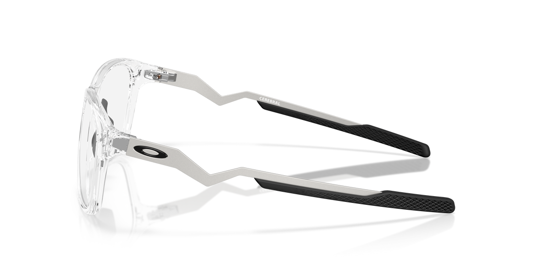 Prescription glasses oakley ox8187 cerebral 818703 transparente rectangular masculina size 55mm - Detailed view