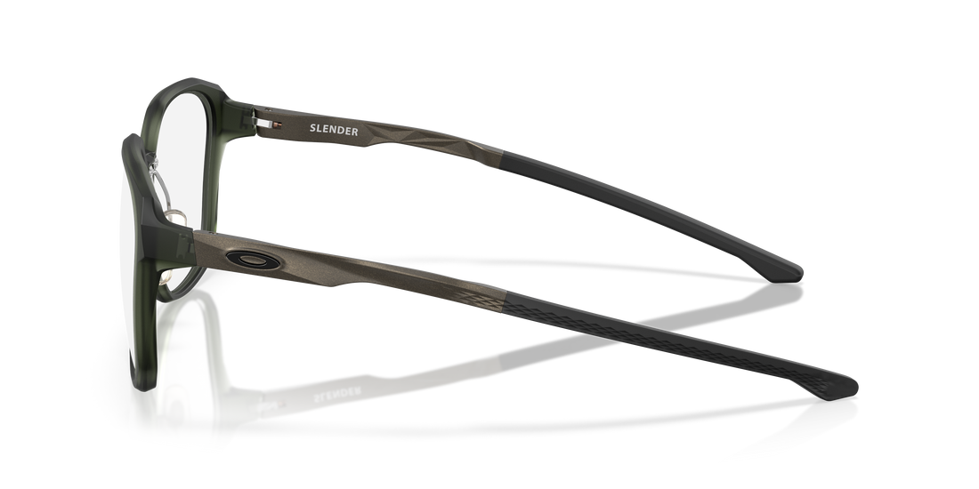 Óculos graduados oakley ox8193 slender 819304 verde square masculino tamanho 57mm - Vista de detalhe