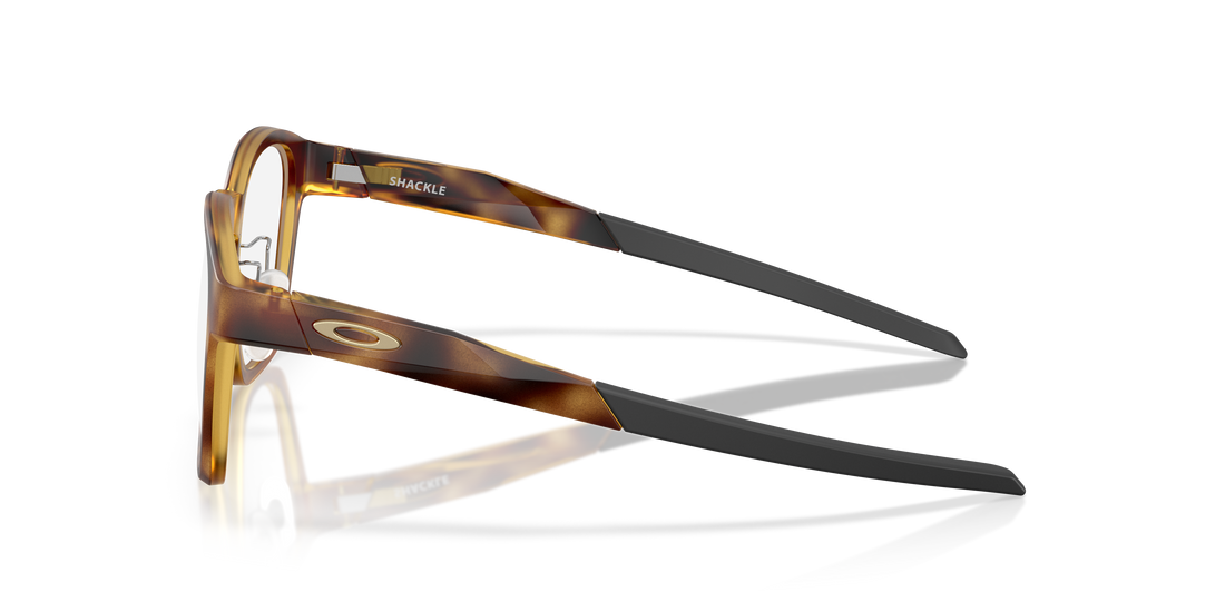 Óculos graduados oakley ox8197d shackle 819704 marron square unisex tamanho 50mm - Vista de detalhe