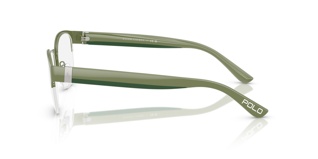 Occhiali da vista polo ph1238 9483 verde round masculino taglia 52mm - Vista dettagliata