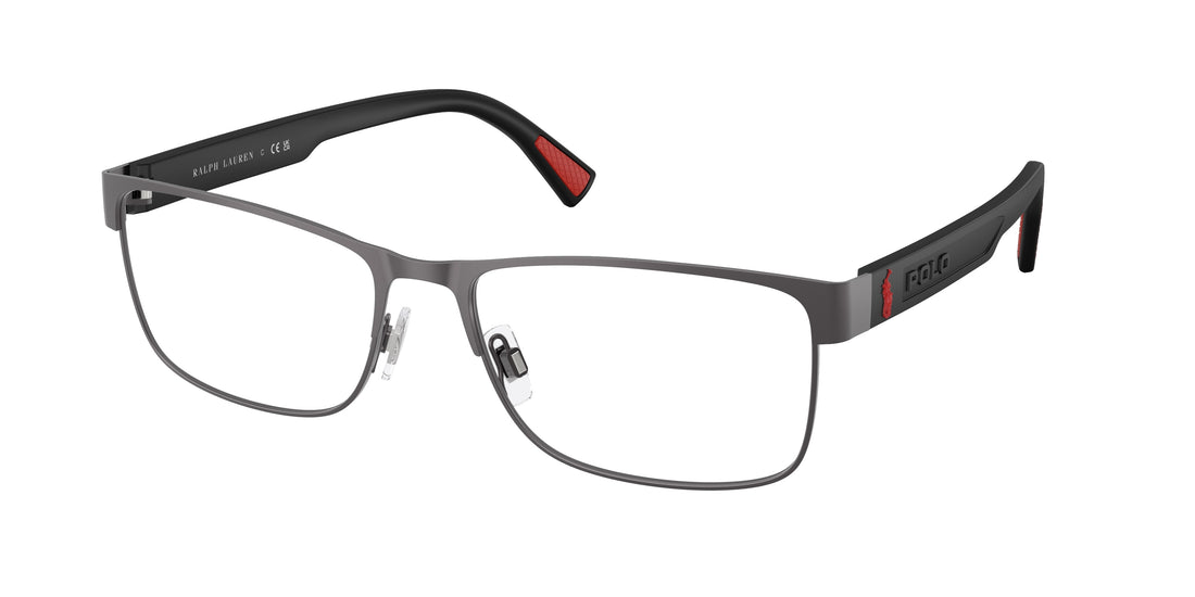 Óculos graduados polo ph1244 9215 gris rectangular masculino tamanho 57mm - Vista principal