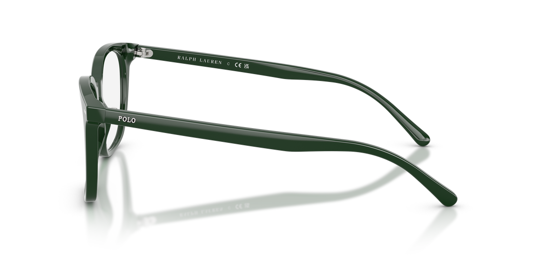 Occhiali da vista polo ph2256 6140 verde pillow masculino taglia 51mm - Vista dettagliata