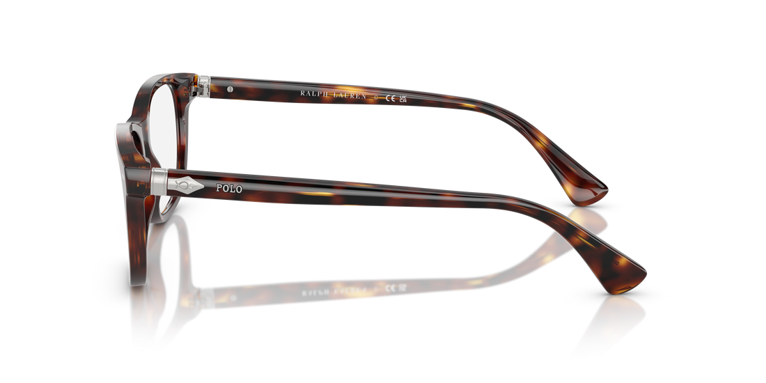 Occhiali da vista polo ph2280 6137 carey rectangular masculina taglia 53mm - Vista dettagliata