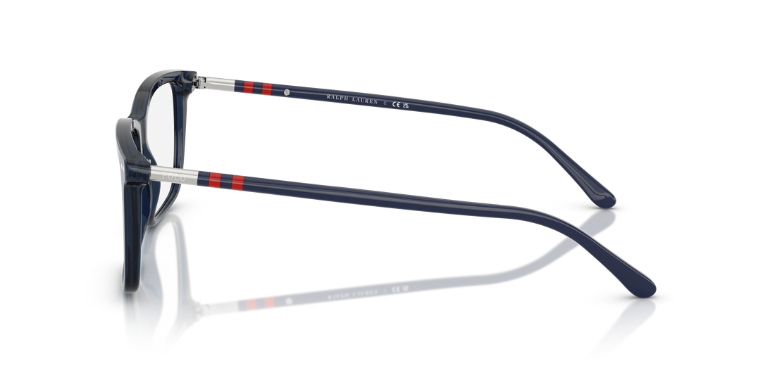 Occhiali da vista polo ph2287 5470 azul rectangular masculino taglia 55mm - Vista dettagliata