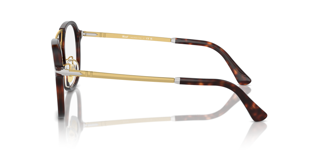 Brillen persol po3352v 24 havana square unisex größe 53mm - Detailansicht