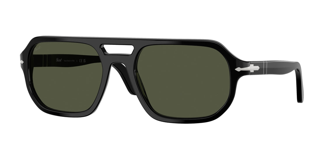 Zonnebrillen persol po3393s guido 95/31 negro pillow unisex maat 56mm - Hoofdaanzicht