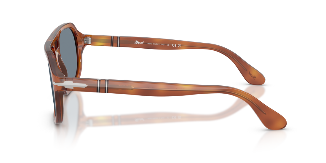 Zonnebrillen persol po3393s guido 96/56 marron pillow unisex maat 59mm - Detailaanzicht