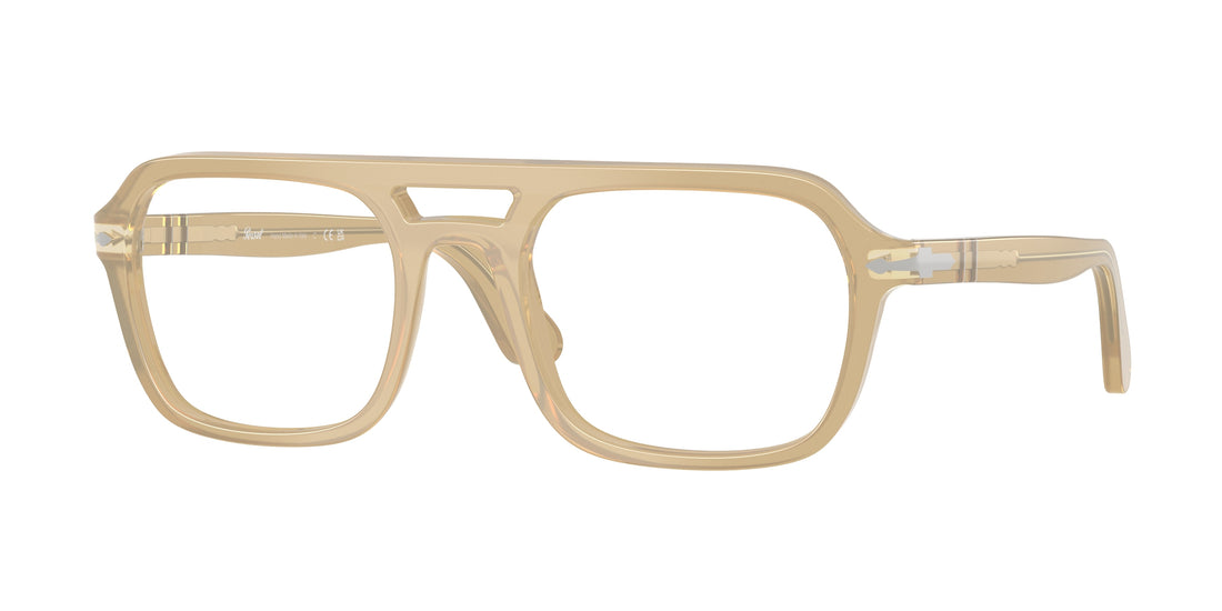 Óculos graduados persol po3394v 1169 marron square unisex tamanho 54mm - Vista principal
